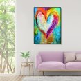 thumbnail image 4 of Wdftyju Kit de pintura por números DIY corazón colorido lienzo pintado a mano cuadro de arte al óleo Wdftyju 3pt7dw0ej8py7wr9, 4 of 9