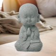thumbnail image 4 of Dalazy Statue Classique de Bouddha en Résine Artisanat de Collection pour Bureau Extérieur Voiture Assis, 4 of 9