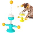 thumbnail image 4 of Black and blue Juguete para gatitos, bolas de primavera, vaso salvaje, juguete para burlarse de gatos, regalo, juguete interactivo para mascotas, 4 of 4