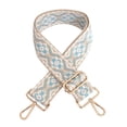 thumbnail image 1 of Ygjytge Correa Hombro 5 Cm Correas Monedero Anchas Piezas Bolso Étnico (blanco Azul Claro), 1 of 9