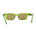 thumbnail image 2 of Retro 1990s Rectangle Cat Eye Vintage Sunglasses All Green, 2 of 4