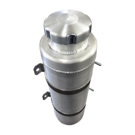 3x14 Vertical Spun Aluminum Gas Tank - .43 Gallon - 1/4 NPT