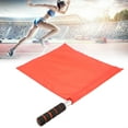 thumbnail image 3 of 2Pcs Referee Flag Stainless Steel Hand Flag Pole Sports Competition Linesman Official Flag for Soccer Volleyball Football, 3 of 7