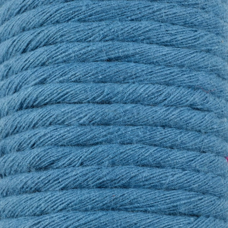 XKDOUS Light Blue 3mm x 109yards Macrame Cord, Colored Macrame