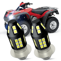 For Honda Rincon 650 680 2003-2015 2X H6 LED Hyper 6000K Headlight Light Bulbs