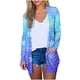 thumbnail image 1 of Cárdigan Para Mujer, Cárdigans Largos de Otoño, Camiseta de Manga Larga A La Moda, Frente Abierto, Prendas de Vestir Exteriores Holgadas de Navidad, Blusa Estampada, Abrigo, Bolsillos, Tops Odeerbi ODB175641, 1 of 5