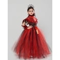 thumbnail image 4 of Diconna Déguisement d'Halloween Vampire pour Filles, Ensemble de Robe de Reine Gothique Médiévale pour Jeu de Rôle, 4 of 9