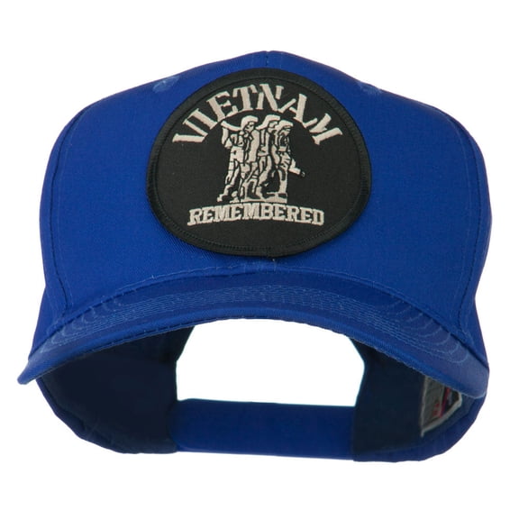 Vietnam Remembered Military Patched High Profile Cap - Royal OSFM