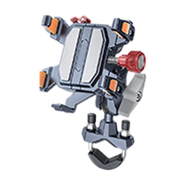 Universal Motorcycle Phone Mount, Shake-Proof Navigation Holder with 360 Rotation & Wireless Charging Capability for Bicycles, Scooters, and Electric Vehicles