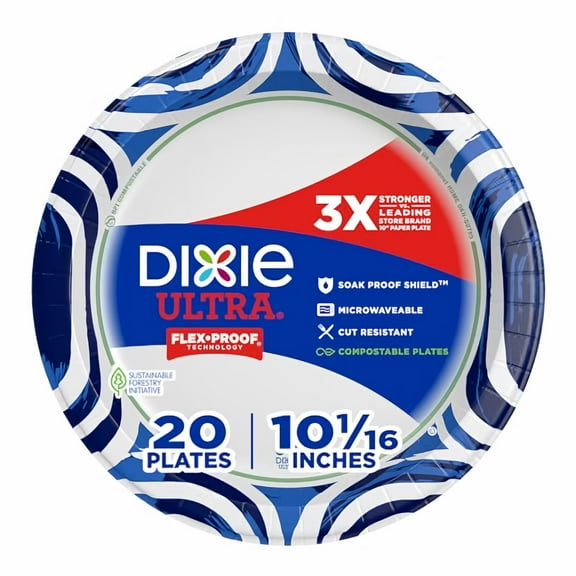Dixie Plates 10 1/16 inch (Pack of 5)