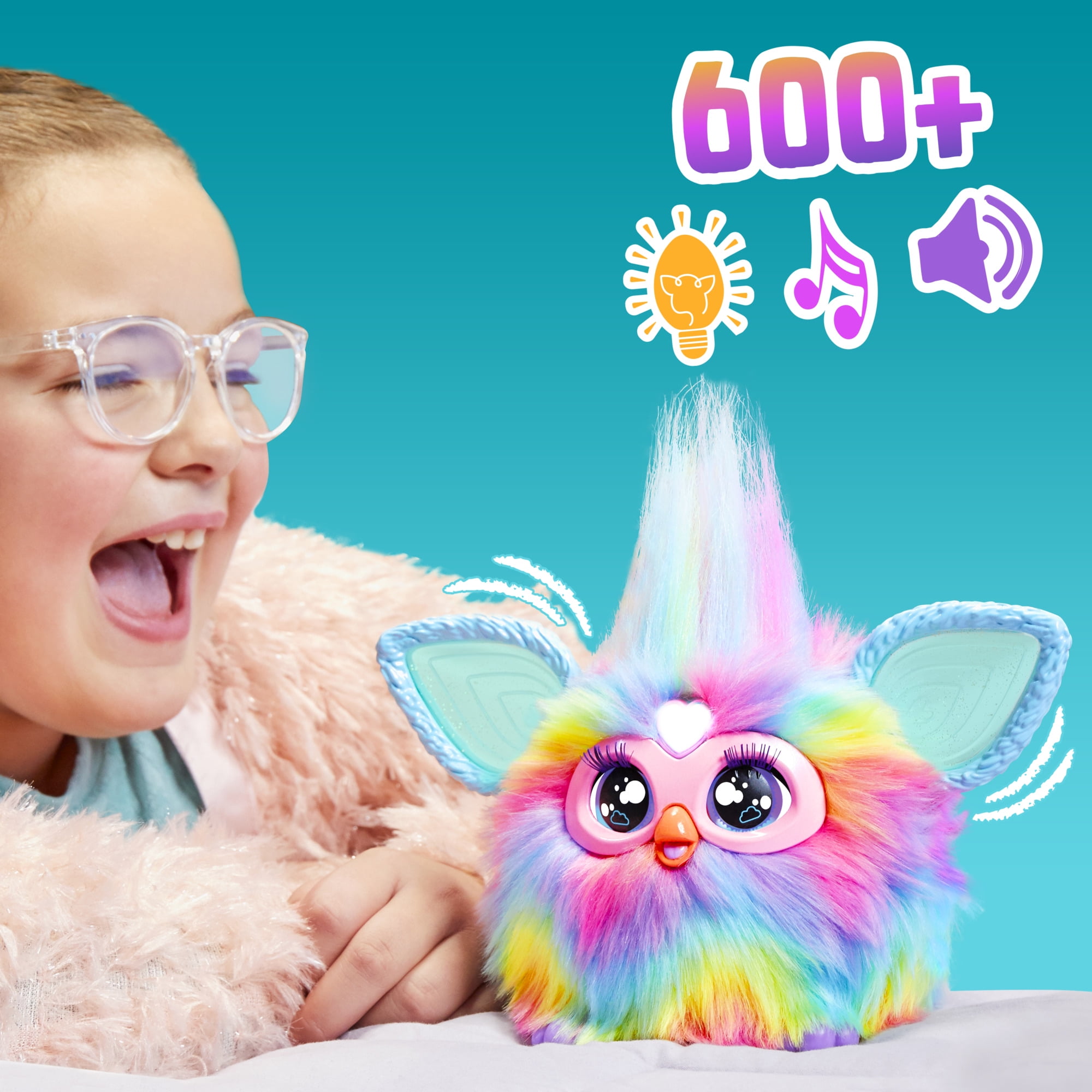 Furby Tie Dye Plush Toy, Voice Activated, 15 Fashion Accessories, Interactive Toys, Ages 6+  (图5) Furby Tie Dye Plush Toy, Voice Activated, 15 Fashion Accessories, Interactive Toys, Ages 6+  (图5)