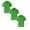 3Green 3PCS, variant on lnmuld 3-Pack Boys and Girls Polo Shirts Casual Short Sleeve Solid Color Pocket Shirt Comfortable Kids Top for Daily Wear and Play Size:7-8 Years