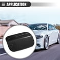 thumbnail image 3 of Unique Bargains Car Fuel Tank Gas Door Cover Trim for Dodge Charger 2015-2021 Plastic Carbon Fiber Pattern Black, 3 of 7