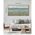 thumbnail image 6 of Drsoum Large 20x40in Natural Framed Coastal Wildflower Field Vintage Wall Art Prints Classic Retro Farmhouse Landscape Rustic Decorations for Living Room Bedroom, 6 of 6