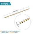 thumbnail image 2 of Unique Bargains 2mm Diameter 100mm Length Brass Solid Round Rod for DIY Craft 8 packs, 2 of 4