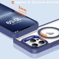 thumbnail image 2 of KOMI Magnetic Case for iPhone 13 Pro Max Case with Camera Stand [Compatible with MagSafe] [Military Drop Tested] Shockproof Slim Clear iPhone 13 Pro Max Phone Case for Women Men Dark Blue, 2 of 4