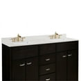 thumbnail image 4 of Altair Design 73 in. Stone effects Vanity Top in Milano White with White Sink, 4 of 7