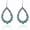 Dangle, variant on Bohemian Turquoise Earrings for Women Boho Vintage Oval Western Drop Dangle Earrings Geometric Ethnic Teardrop Earrings Turquoise Jewelry
