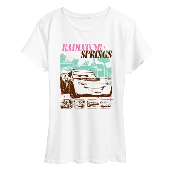 Cars - Radiator Springs - Women's Short Sleeve Graphic T-Shirt