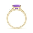 thumbnail image 2 of ANGARA Natural 3.1 Ct. Amethyst Solitaire Engagement Ring in 14K Yellow Gold for Women (Ring Size: 6), 2 of 8