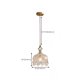 thumbnail image 4 of Candelabro vintage con forma de cúpula de cristal, 20 x 25 cm, con alambre ajustable, 4 of 9