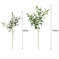 thumbnail image 5 of 1 Branch Artificial Plant Realistic Long-lasting 6/10 Forked Decorative Vivid Artificial Olive Branch Wedding Party Decor, 5 of 8