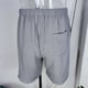 thumbnail image 2 of Pantalones cortos de verano para hombre con cintura elástica y cierre de cordón por encima de la rodilla, pantalones cortos casuales con bolsillos laterales, gris L, 2 of 3