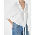 thumbnail image 5 of Viscose Half Sleeve Tine Front Shirt, 5 of 6