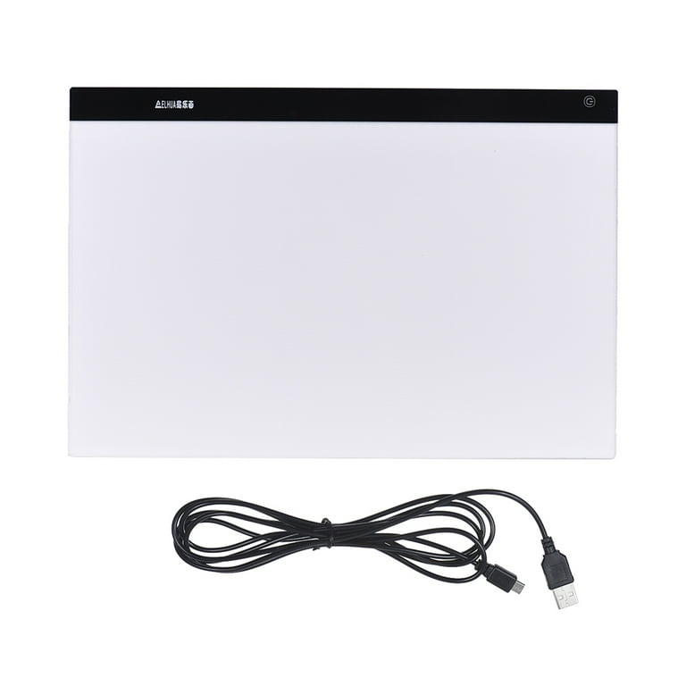 LED Light Board, A6 Portable Tracing Flip Book Kit Dimmable Brightness Ultra Thin Artcraft Trace Light Pad Children Tablet Drawing for Sketching
