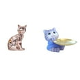 thumbnail image 1 of Figura de escritorio,Estante de estatua de gato para escritorio,oficina,decoración del hogar,Figura de oso,Bandeja para gatos Bandeja para dulces para gatos Bandeja para estatuas de, 1 of 8