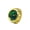 Golden, variant on Round Green Dial Ring Watch Elastic Stainless Steel Band Elegant Men Women Couple Watch Finger Ring Birthday Gift Fashion Accessories