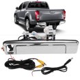 thumbnail image 2 of Powkky Car Rear View Camera Trunk Handle Backup Reverse Camera Waterproof Shockproof Replacement for ISUZU DMAX 20152018, 2 of 10