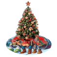 thumbnail image 4 of Falda para árbol de Navidad de Toy Story, suave y divertida, decoración navideña navideña de granja de 36", 4 of 4