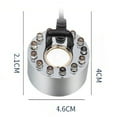 thumbnail image 3 of YUEHAO Fog Generator Large Amount Of Fog Atomizer Atomization Head Rocke Silver, 3 of 9