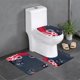 thumbnail image 1 of Juego de 3 alfombras de baño del equipo Texans Alfombra antideslizante para baño de 24 x 16 pulgadas, 1 of 7