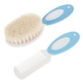 thumbnail image 4 of ACDANC 2Pcs Baby Hair Brush Toddler Natural Wool Hair Brush Baby Comb for Infant Kids, 4 of 5