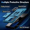 thumbnail image 2 of for Samsung Galaxy S23 Ultra Case with Slide Camera Cover Military Drop Protection Cases Ring Kickstand Magnetic Car Mount Heavy Duty Shockproof Bumper Phone Case for Galaxy S23 Ultra 5G 6.8 Inch, 2 of 14