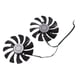 thumbnail image 2 of 1 pare 1 par de gráficos de plástico Fans de enfriamiento Tarjeta de video duradera Fans de reemplazo, 2 of 5