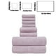 thumbnail image 3 of Juego de Ocho Toallas de Terciopelo para Baño, Lisas, para El Hogar: Ideales para Lavarse La Cara, Secarse y Secarse. Suaves y Absorbentes., 3 of 6