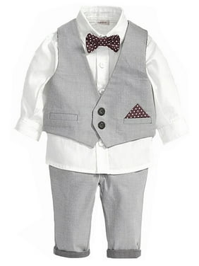 StylesILove Little Boy 4-piece Chic Tuxedo Outfit (18-24 Months)
