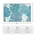 thumbnail image 7 of YFYANG 72"x48" Non-Slip Flannel Carpet Doormat, Living Room Bedroom Office Decorative Area Rugs, Indoor Abstract Leaf Texture Floor Mats, 7 of 7