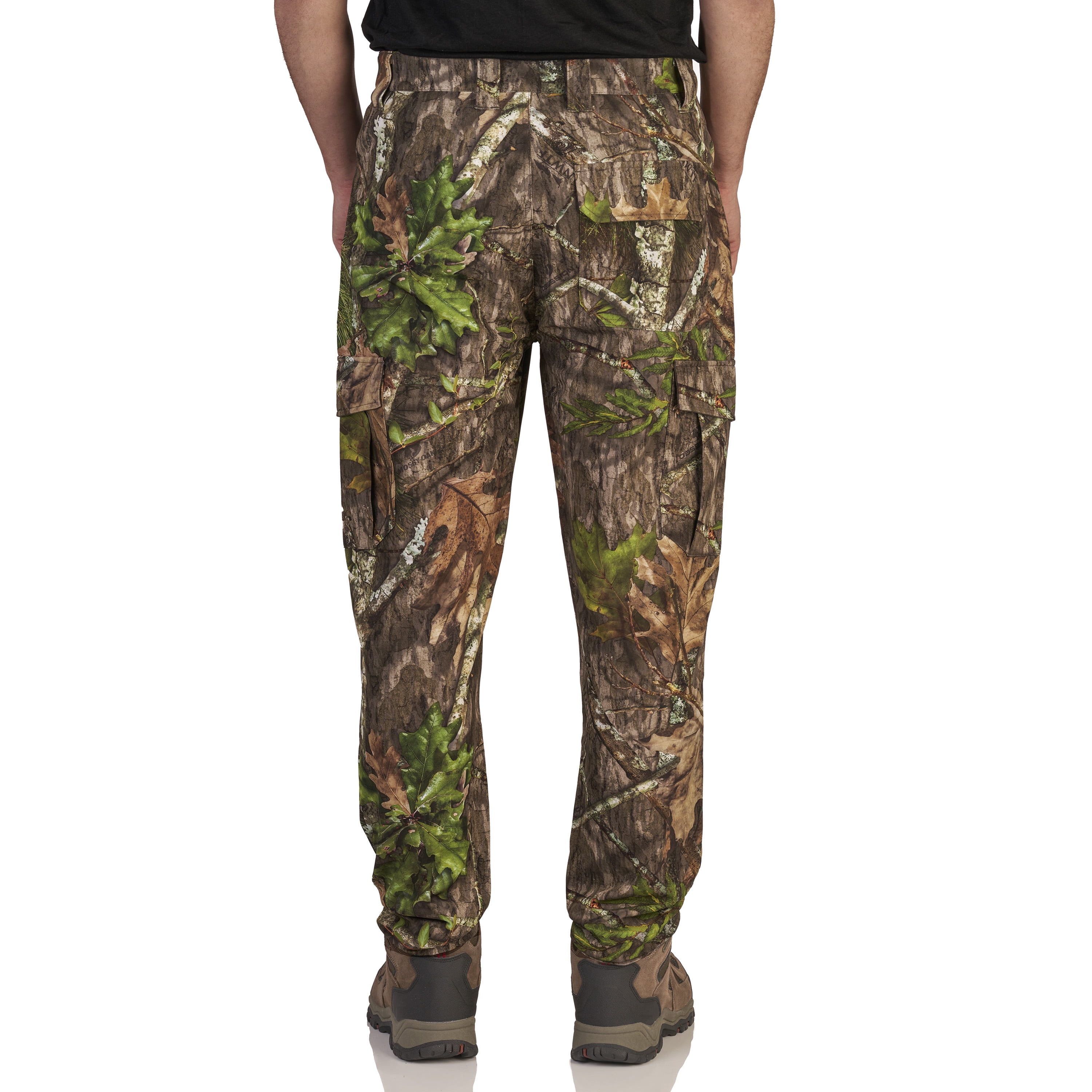 Mossy Oak Obsession Men's Stretch Cargo Turkey Hunting Pant, up to Size 2XL