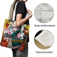 thumbnail image 3 of Danganronpa Bolso de tela con estampado de lienzo para mujer, bolsa de compras reutilizable y estética, con cremallera interior, regalo para mujer,40*40cm., 3 of 6
