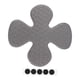thumbnail image 1 of Almohadilla de revestimiento universal, almohadilla de amortiguación, inserto de relleno extraíble reutilizable para Gris, 1 of 9
