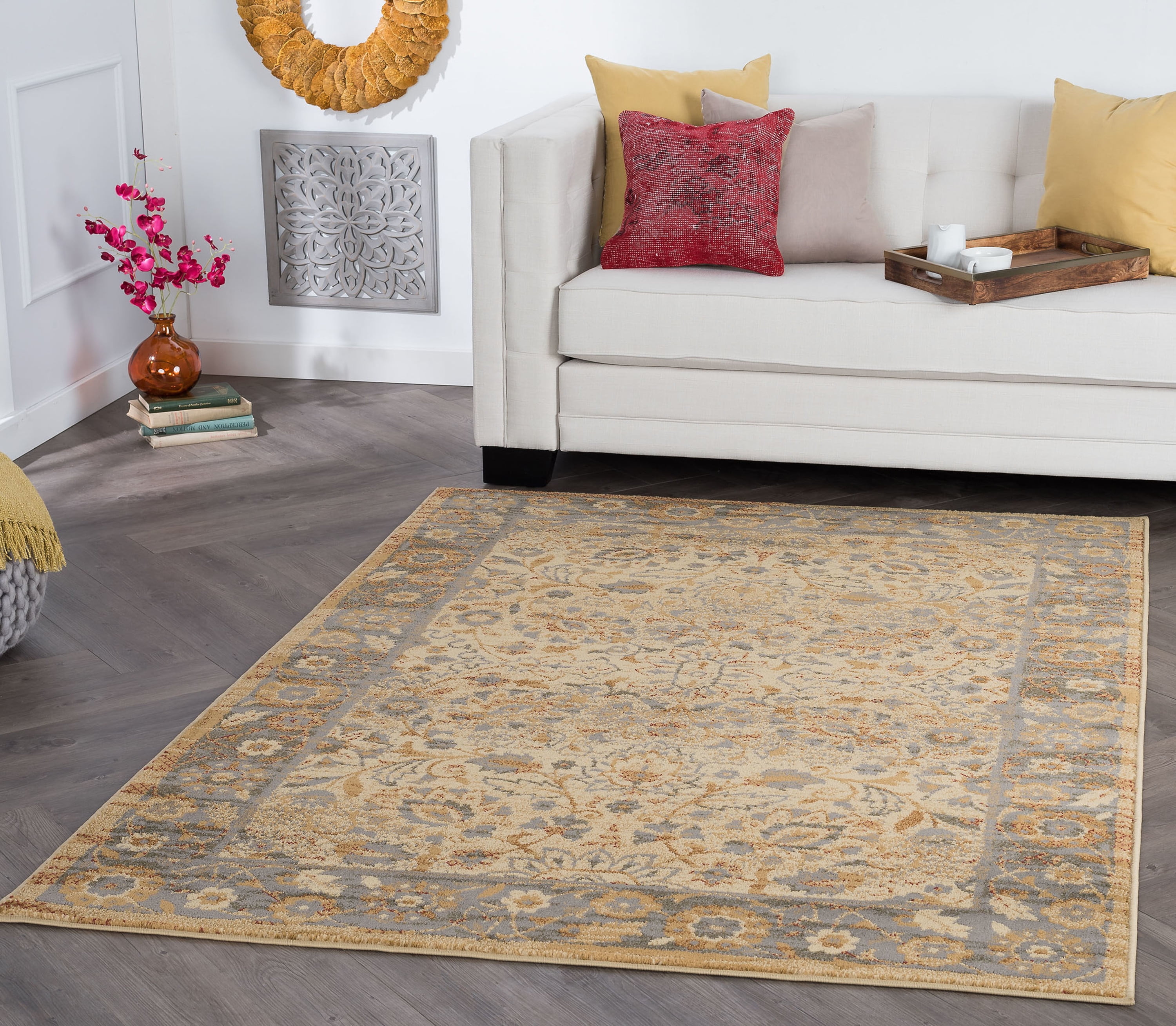Bliss Rugs Jordan Traditional Area Rug
