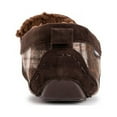 thumbnail image 4 of MUK LUKS Men's Emmett Moccasin Slippers - Dark Brown, 10, 4 of 9