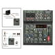 thumbnail image 5 of Interfaz de sistema de escritorio de de tablero de sonido de mezclador de sonido profesion canales, USB, , de computad Yuyangstore Mezclador de audio, 5 of 8