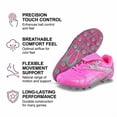 thumbnail image 3 of Vizari Youth Firm Ground Soccer Cleats – Comfortable, Durable Outdoor Soccer Shoes for Boys and Girls, Pink, 12, 3 of 6