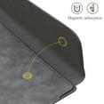 thumbnail image 6 of Laptop Sleeve with Stand for MacBook Air 15 M3 2024 15.3 inch Mouse Pad Liner PU Leather Cover for Air 13 M2 Pro 14 Envelope Bag (Khaki,13.3-14 inch), 6 of 7