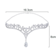 thumbnail image 2 of Boda nupcial mujer cristal flor decoración corona diadema tocado Tiara, 2 of 5